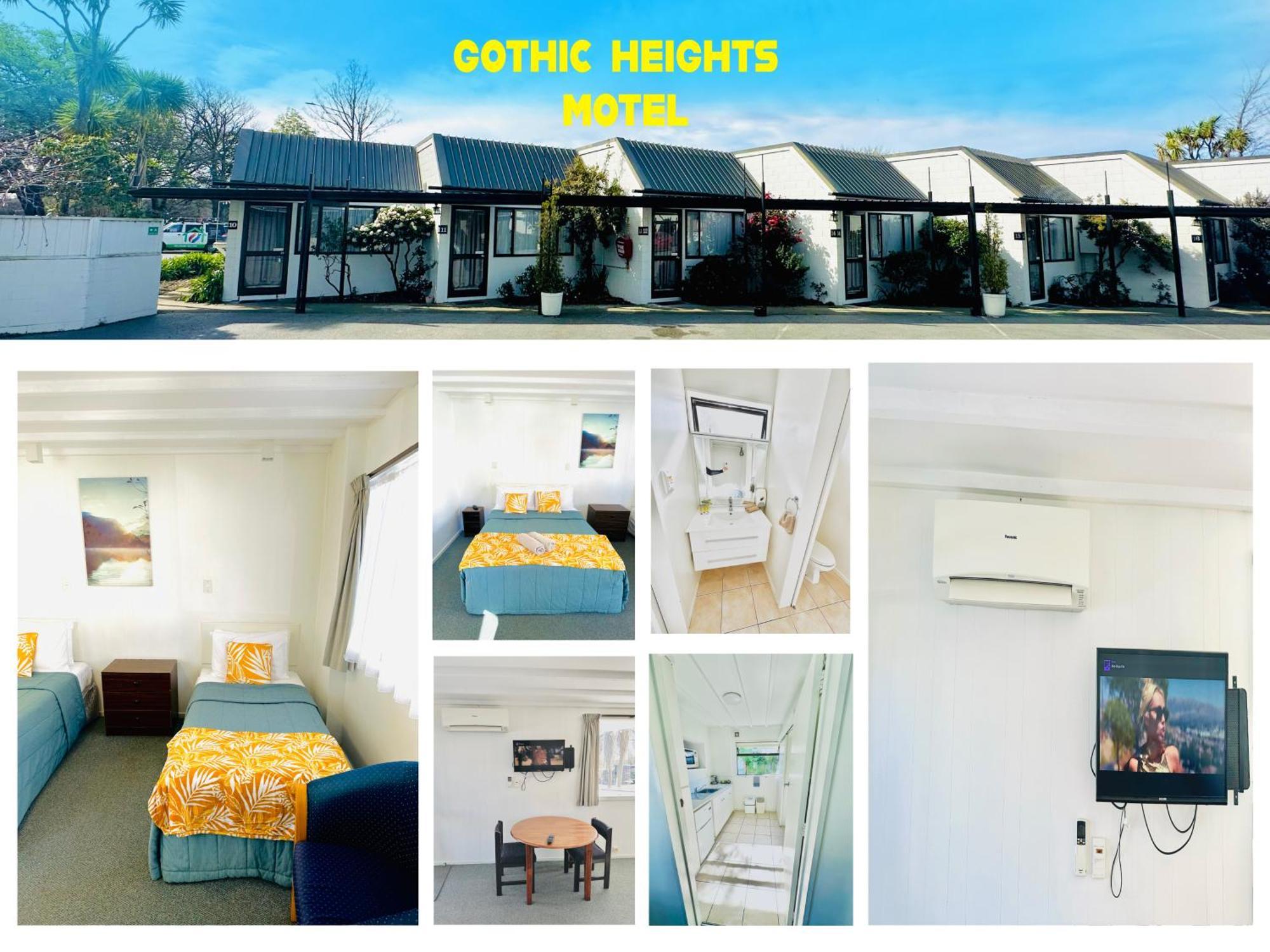 Gothic Heights Motel Крайстчёрч Экстерьер фото